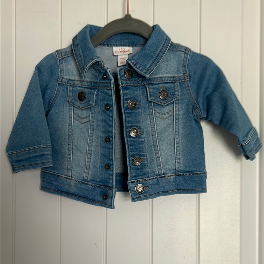 Cat & Jack Blue Jean Jacket Classic Denim Style
